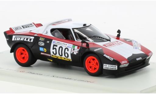 Diecast model cars Lancia Stratos 1/43 Spark No.506 Giro de Italia 1978 Lancia Stratos 1/43 Spark No.506 Giro de Italia 1978 diecast model cars