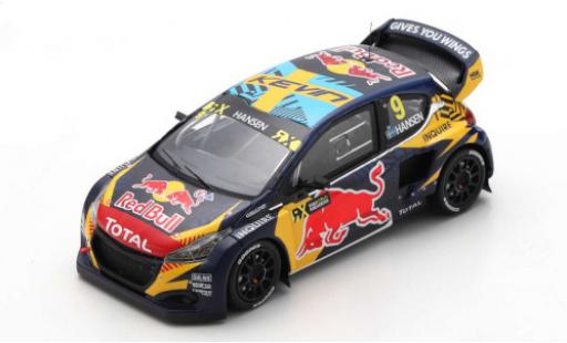 Diecast model cars Peugeot 208 1/43 Spark WRX No.9 Team Hansen Red Bull Rallye-Cross WM Espagne 2020 Peugeot 208 1/43 Spark WRX No.9 Team Hansen Red Bull Rallye-Cross WM Espagne 2020 diecast model cars