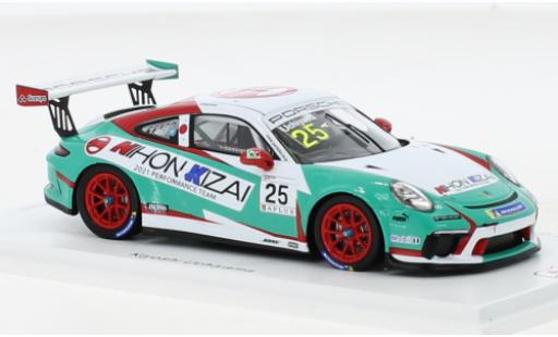 Diecast model cars Porsche 991 GT3 Cup 1/43 Spark 911  No.25 Carrera Cup Japan 2021 Porsche 991 GT3 Cup 1/43 Spark 911  No.25 Carrera Cup Japan 2021 diecast model cars