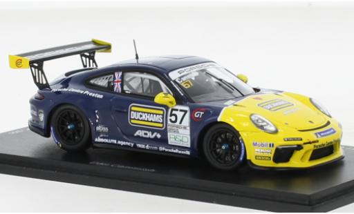 Diecast model cars Porsche 991 GT3 Cup 1/43 Spark 911  No.57 Carrera Cup Great Britain 2021 Porsche 991 GT3 Cup 1/43 Spark 911  No.57 Carrera Cup Great Britain 2021 diecast model cars