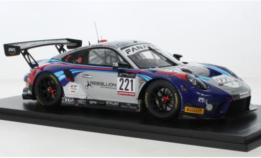 Diecast model cars Porsche 991 GT3 R 1/18 Spark 911  No.221 GPX Martini Racing Martini 24h Spa 2022 Porsche 991 GT3 R 1/18 Spark 911  No.221 GPX Martini Racing Martini 24h Spa 2022 diecast model cars