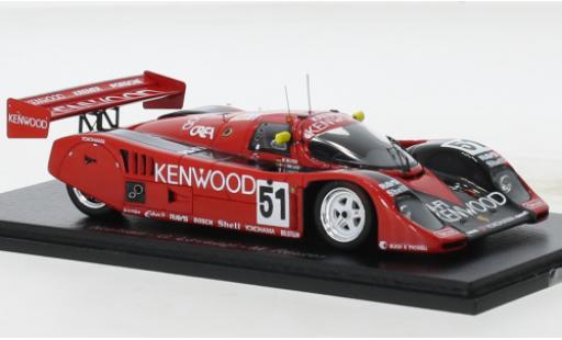 Diecast model cars Porsche 962 1992 1/43 Spark CK 6 RHD No.51 Kremer Racing Kenwood 24h Le Mans Porsche 962 1992 1/43 Spark CK 6 RHD No.51 Kremer Racing Kenwood 24h Le Mans diecast model cars