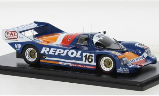 Diecast model cars Porsche 962 1991 1/43 Spark C No.16 Repsol 24h Le Mans Porsche 962 1991 1/43 Spark C No.16 Repsol 24h Le Mans diecast model cars