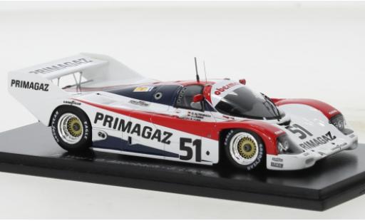 Diecast model cars Porsche 962 1991 1/43 Spark C No.51 24h Le Mans Porsche 962 1991 1/43 Spark C No.51 24h Le Mans diecast model cars
