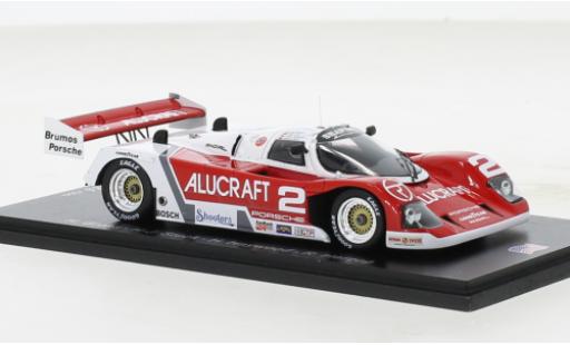 Diecast model cars Porsche 962 1990 1/43 Spark C RHD No.2 Alucraft IMSA 24h Daytona Porsche 962 1990 1/43 Spark C RHD No.2 Alucraft IMSA 24h Daytona diecast model cars