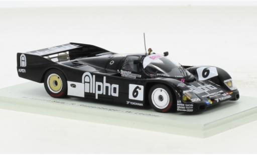 Diecast model cars Porsche 962 1989 1/43 Spark C RHD No.6 Brun Motorsport 24h Le Mans Porsche 962 1989 1/43 Spark C RHD No.6 Brun Motorsport 24h Le Mans diecast model cars