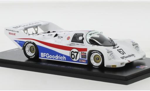 Diecast model cars Porsche 962 1988 1/43 Spark C RHD No.67 BFGoodrich IMSA 24h Daytona Porsche 962 1988 1/43 Spark C RHD No.67 BFGoodrich IMSA 24h Daytona diecast model cars