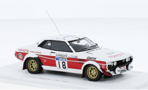 Diecast model cars Toyota Celica 1/43 Spark 2000 GT (TA22) No.18 Rallye WM RAC Rallye 1977 Toyota Celica 1/43 Spark 2000 GT (TA22) No.18 Rallye WM RAC Rallye 1977 diecast model cars