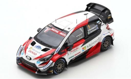 Diecast model cars Toyota Yaris 1/43 Spark WRC No.1 Gazoo Racing WRT Microsoft WRC Arctic Lapland Rally 2020 K.Rovanperä/J.Halttunen Toyota Yaris 1/43 Spark WRC No.1 Gazoo Racing WRT Microsoft WRC Arctic Lapland Rally 2020 K.Rovanperä/J.Halttunen diecast model cars