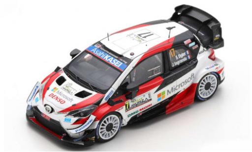 Diecast model cars Toyota Yaris 1/43 Spark WRC No.17 Microsoft Rallye WM Rally Monza 2020 S.Ogier/J.Ingrassia Toyota Yaris 1/43 Spark WRC No.17 Microsoft Rallye WM Rally Monza 2020 S.Ogier/J.Ingrassia diecast model cars