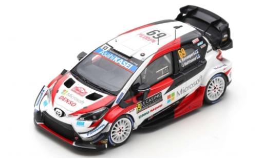 Diecast model cars Toyota Yaris 1/43 Spark WRC No.69 Gazoo Racing WRT Microsoft Rallye WM Rally Monte Carlo 2020 K.Rovanperä/J.Halttunen Toyota Yaris 1/43 Spark WRC No.69 Gazoo Racing WRT Microsoft Rallye WM Rally Monte Carlo 2020 K.Rovanperä/J.Halttunen diecast model cars