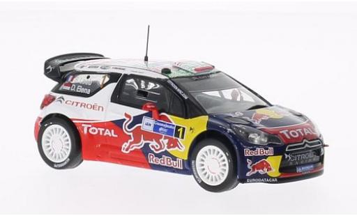 Diecast model cars DS Automobiles DS3 1/43 SpecialC Citroen WRC No.1 Red Bull Rally Mexico 2011 S.Loeb/D.Elena sans Vitrine DS Automobiles DS3 1/43 SpecialC Citroen WRC No.1 Red Bull Rally Mexico 2011 S.Loeb/D.Elena sans Vitrine diecast model cars