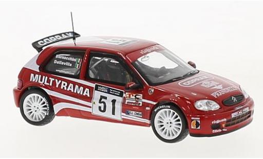 Diecast model cars Citroen Saxo 1/43 SpecialC SAXO S1600 No.51 Rallye WM Rallye Sanremo 2002 Citroen Saxo 1/43 SpecialC SAXO S1600 No.51 Rallye WM Rallye Sanremo 2002 diecast model cars