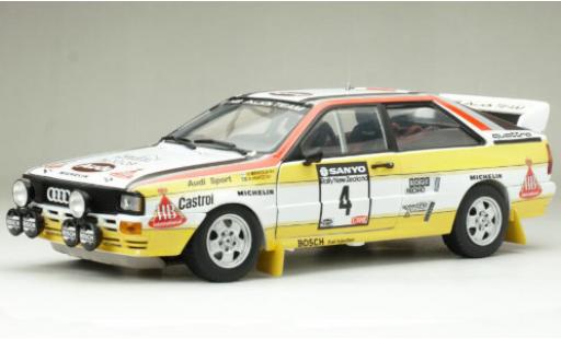 Diecast model cars Audi Quattro 1/18 Sun Star A2 No.4 HB Team HB Rally Neuseeland 1984 y compris les Decals H.Mikkola/A.Hertz Audi Quattro 1/18 Sun Star A2 No.4 HB Team HB Rally Neuseeland 1984 y compris les Decals H.Mikkola/A.Hertz diecast model cars