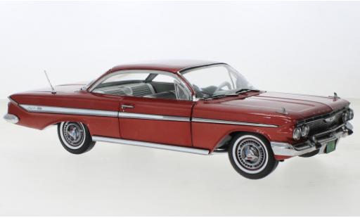 Diecast model cars Chevrolet Impala 1/18 Sun Star Sport Coupe metallise red foncé 1961 Chevrolet Impala 1/18 Sun Star Sport Coupe metallise red foncé 1961 diecast model cars