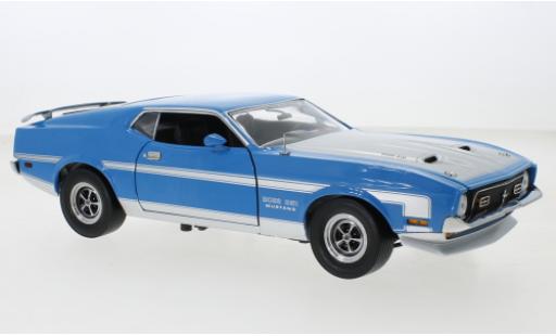 Diecast model cars Ford Mustang 1/18 Sun Star Boss 351 blue/grey 1971 Ford Mustang 1/18 Sun Star Boss 351 blue/grey 1971 diecast model cars