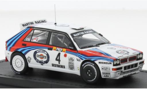 Diecast model cars Lancia Delta 1/43 Topmarques Collectibles HF Integrale 16V No.4 Martini Racing Martini Rallye WM Rally Monte Carlo 1992 Lancia Delta 1/43 Topmarques Collectibles HF Integrale 16V No.4 Martini Racing Martini Rallye WM Rally Monte Carlo 1992 diecast model cars