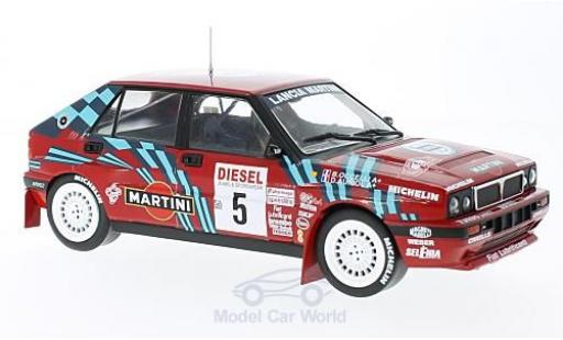 Diecast model cars Lancia Delta 1/18 Triple 9 Collection HF Integrale 16V No.5 Rallye San Remo 1989 D.Auriol/B.Occelli ohne Vitrine Lancia Delta 1/18 Triple 9 Collection HF Integrale 16V No.5 Rallye San Remo 1989 D.Auriol/B.Occelli ohne Vitrine diecast model cars