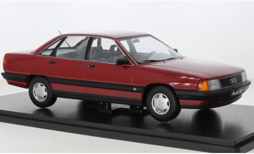 Diecast model cars Audi 100 1/18 Triple 9 Collection (C3) red 1989 Audi 100 1/18 Triple 9 Collection (C3) red 1989 diecast model cars