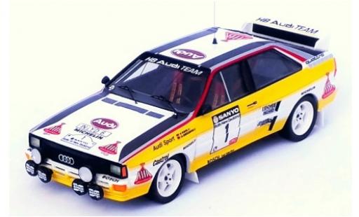 Diecast model cars Audi Quattro 1/43 Trofeu No.1 HB Team HB Rallye New Zealand 1984 W.Röhrl/C.Geistdörfer Audi Quattro 1/43 Trofeu No.1 HB Team HB Rallye New Zealand 1984 W.Röhrl/C.Geistdörfer diecast model cars