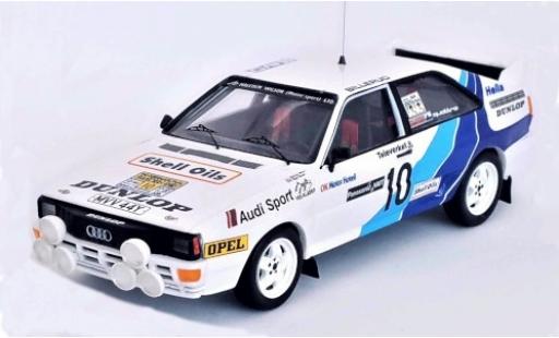 Diecast model cars Audi Quattro 1/43 Trofeu quattro No.10 Malcolm Wilson (Motorsport) LTD. Rallye WM Rallye Schweden 1985 M.Wilson/N.Harris Audi Quattro 1/43 Trofeu quattro No.10 Malcolm Wilson (Motorsport) LTD. Rallye WM Rallye Schweden 1985 M.Wilson/N.Harris diecast model cars