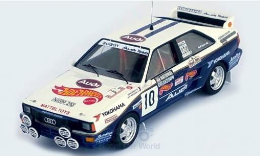 Diecast model cars Audi Quattro 1/43 Trofeu quattro No.10 Mattel - Hot Wheels National Breakdown Rally 1987 J.Bosch/G.Hodgson Audi Quattro 1/43 Trofeu quattro No.10 Mattel - Hot Wheels National Breakdown Rally 1987 J.Bosch/G.Hodgson diecast model cars