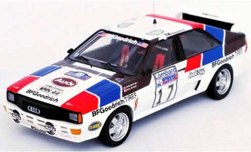 Diecast model cars Audi Quattro 1/43 Trofeu quattro No.17 Rallye WM RAC Rallye 1984 J.Buffum/N.Wilson Audi Quattro 1/43 Trofeu quattro No.17 Rallye WM RAC Rallye 1984 J.Buffum/N.Wilson diecast model cars