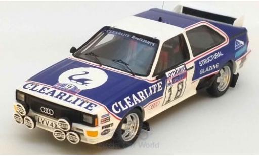 Diecast model cars Audi Quattro 1/43 Trofeu quattro No.18 Rallye WM RAC Rallye 1983 D.Weidner/R.Arthur Audi Quattro 1/43 Trofeu quattro No.18 Rallye WM RAC Rallye 1983 D.Weidner/R.Arthur diecast model cars