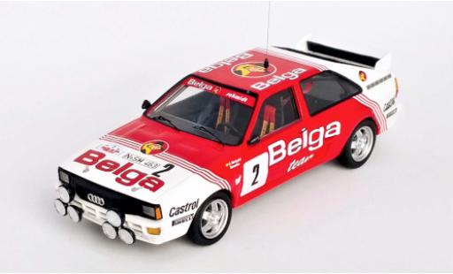 Diecast model cars Audi Quattro 1/43 Trofeu No.2 Belga Team Belga Boucles de Spa 1985 B.Waldegaard/H.Thorszelius Audi Quattro 1/43 Trofeu No.2 Belga Team Belga Boucles de Spa 1985 B.Waldegaard/H.Thorszelius diecast model cars