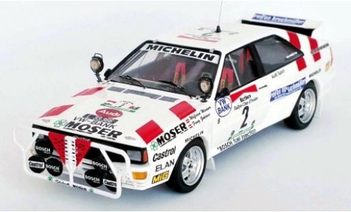 Diecast model cars Audi Quattro 1/43 Trofeu No.2 Rally Bandama 1986 W.Wiedner/F.Zehetner Audi Quattro 1/43 Trofeu No.2 Rally Bandama 1986 W.Wiedner/F.Zehetner diecast model cars