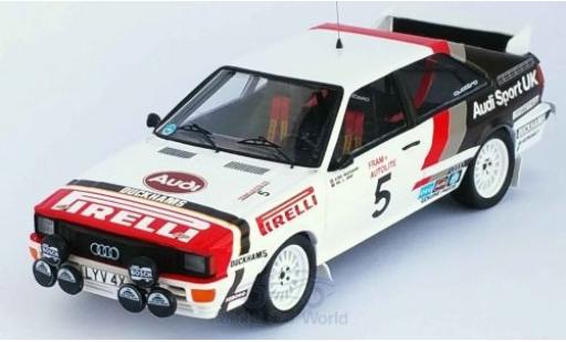Diecast model cars Audi Quattro 1/43 Trofeu quattro No.5 Sport UK Welsh Rally 1982 B.Waldegaard/P.Short Audi Quattro 1/43 Trofeu quattro No.5 Sport UK Welsh Rally 1982 B.Waldegaard/P.Short diecast model cars