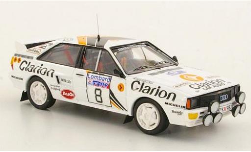 Diecast model cars Audi Quattro 1/43 Trofeu quattro No.8 Clarion RAC Rallye 1985 Audi Quattro 1/43 Trofeu quattro No.8 Clarion RAC Rallye 1985 diecast model cars