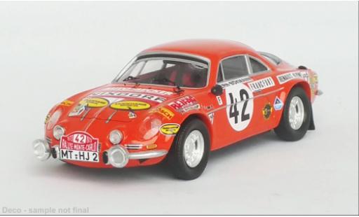 Diecast model cars Alpine A110 1/43 Trofeu Renault No.42 Rallye WM Rallye Monte Carlo 1973 Alpine A110 1/43 Trofeu Renault No.42 Rallye WM Rallye Monte Carlo 1973 diecast model cars