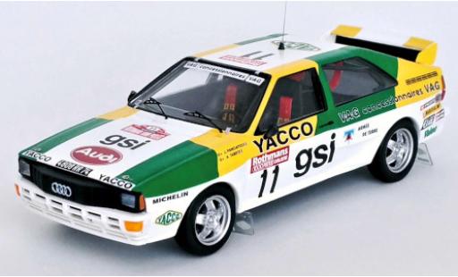 Diecast model cars Audi Quattro 1/43 Trofeu No.11 Rallye - 1000 Pistes 1983 Audi Quattro 1/43 Trofeu No.11 Rallye - 1000 Pistes 1983 diecast model cars