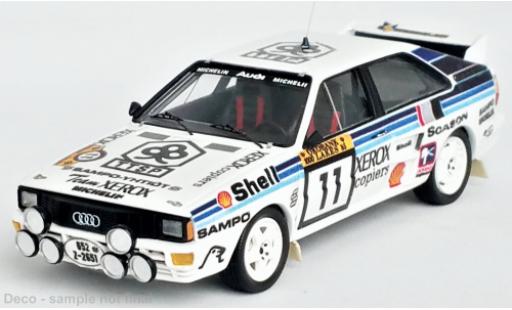 Diecast model cars Audi Quattro 1/43 Trofeu No.11 Rallye WM 1000 Lakes Rallye 1985 Audi Quattro 1/43 Trofeu No.11 Rallye WM 1000 Lakes Rallye 1985 diecast model cars