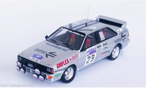 Diecast model cars Audi Quattro 1/43 Trofeu No.29 Rallye WM RAC Rallye 1984 Audi Quattro 1/43 Trofeu No.29 Rallye WM RAC Rallye 1984 diecast model cars