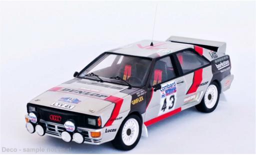 Diecast model cars Audi Quattro 1/43 Trofeu No.43 Rallye WM RAC Rallye 1985 Audi Quattro 1/43 Trofeu No.43 Rallye WM RAC Rallye 1985 diecast model cars