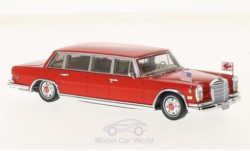 Diecast model cars Mercedes 600 Pullmann 1/43 TrueScale Miniatures Pullmann 1972 Red Baron Hilton Family Mercedes 600 Pullmann 1/43 TrueScale Miniatures Pullmann 1972 Red Baron Hilton Family diecast model cars