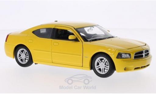 Diecast model cars Dodge Charger 2006 1/24 Welly R/T yellow 2006 Dodge Charger 2006 1/24 Welly R/T yellow 2006 diecast model cars