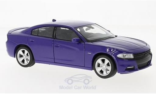 Diecast model cars Dodge Charger 1/24 Welly R/T lila 2016 Dodge Charger 1/24 Welly R/T lila 2016 diecast model cars