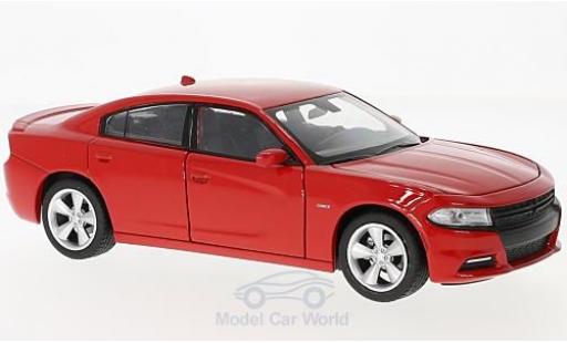 Diecast model cars Dodge Charger 1/24 Welly R/T red 2016 Dodge Charger 1/24 Welly R/T red 2016 diecast model cars