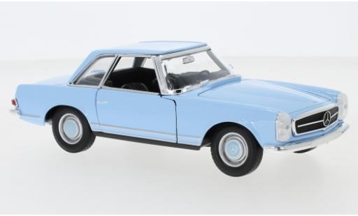 Diecast model cars Mercedes 230 1/24 Welly SL (W113) blue 1963 Mercedes 230 1/24 Welly SL (W113) blue 1963 diecast model cars