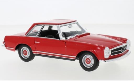 Diecast model cars Mercedes 230 1/24 Welly SL (W113) red 1963 Mercedes 230 1/24 Welly SL (W113) red 1963 diecast model cars