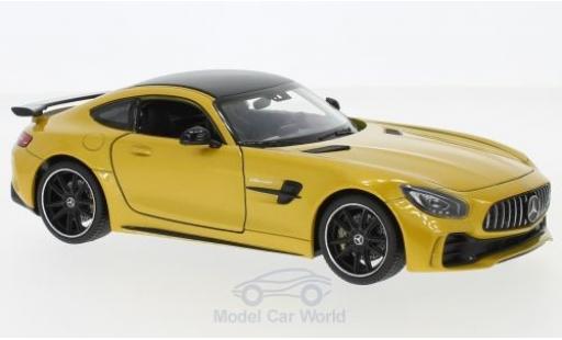 Diecast model cars Mercedes AMG GT 1/24 Welly R metallic yellow Mercedes AMG GT 1/24 Welly R metallic yellow diecast model cars