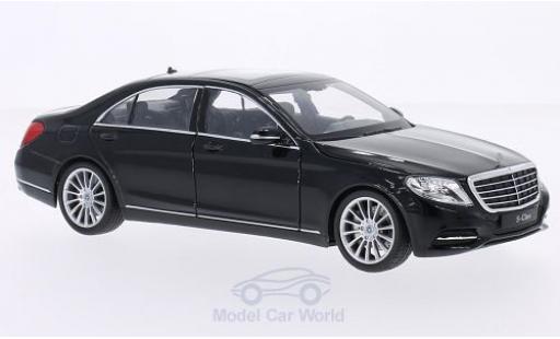 Diecast model cars Mercedes Classe S 1/24 Welly (W222) black 2013 Mercedes Classe S 1/24 Welly (W222) black 2013 diecast model cars