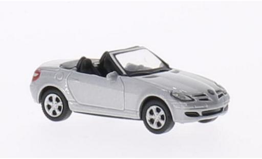 Diecast model cars Mercedes Classe SLK 1/87 Welly SLK 350 metallic grey Verdeck ouvert Mercedes Classe SLK 1/87 Welly SLK 350 metallic grey Verdeck ouvert diecast model cars