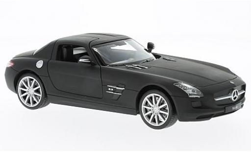 Diecast model cars Mercedes SLS 1/24 Welly AMG (C197) matt-black sans Vitrine Mercedes SLS 1/24 Welly AMG (C197) matt-black sans Vitrine diecast model cars