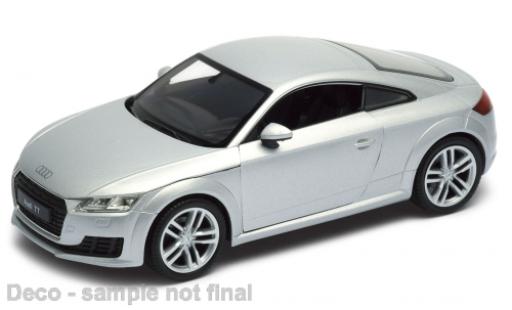 Diecast model cars Audi TT 1/24 Welly (8S) metallise grey 2014 Audi TT 1/24 Welly (8S) metallise grey 2014 diecast model cars