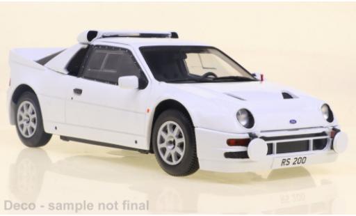 Diecast model cars Ford RS 200 1/24 WhiteBox white 1984 Ford RS 200 1/24 WhiteBox white 1984 diecast model cars