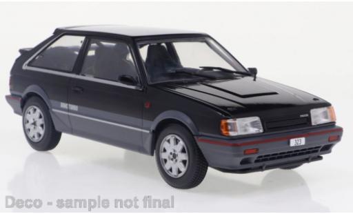 Diecast model cars Mazda 323 1/24 WhiteBox 4WD Turbo black/metallise grau 1989 Mazda 323 1/24 WhiteBox 4WD Turbo black/metallise grau 1989 diecast model cars